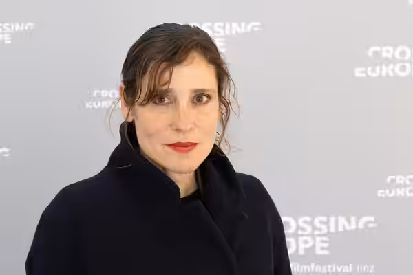 Greek actress Angeliki Papoulia at the Crossing Europe film festival in Linz 2023