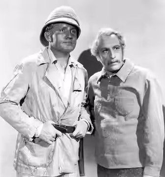 Promotional photograph for Stanley and Livingstone, a 1939 film starring Spencer Tracy and Cedric Hardwicke