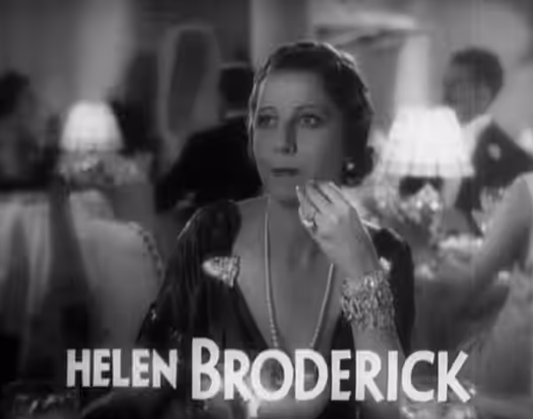 Trailer screenshot of Helen Broderick in Top Hat (1935)