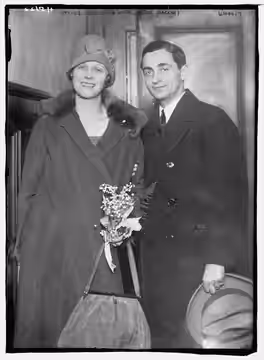 Title: Irving Berlin &amp; wife (Ellen Mackay) Abstract/medium: 1 negative : glass ; 5 x 7 in. or smaller.