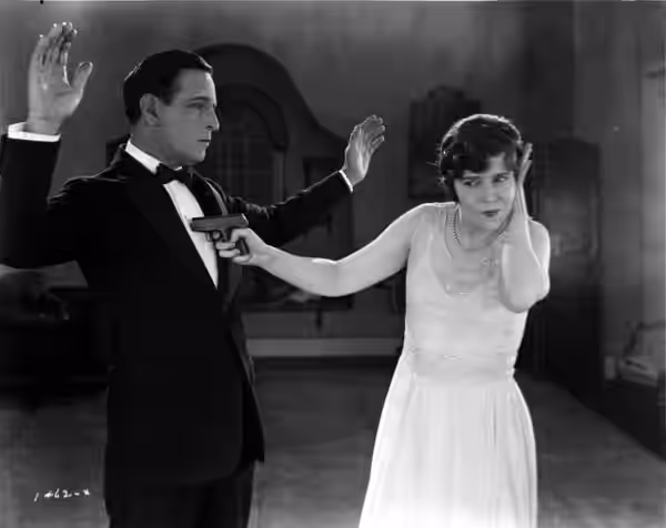 Conway Tearle (left) and Madge Kennedy in Bad Company (1925)