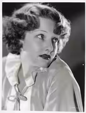 Lola Lane by Ernest A. Bachrach, 1935. Promotion photo for Murder on a Honeymoon, 1935