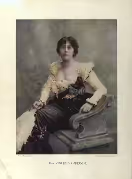 Portrait of stage performer Violet Vanbrugh. Window &amp; Grove