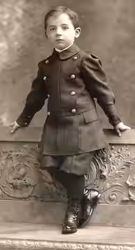 Aaron Copland at age 6, circa 1907-1908