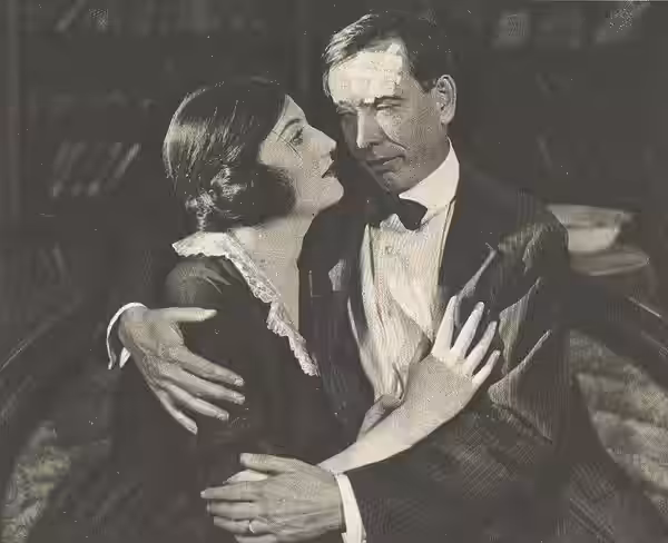 Scene from The First Year featuring Frank Craven and Roberta Arnold. (1921)