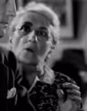 Screenshot of Ethel Griffies from the theatrical trailer for the 1943 film Stranger on the Third Floor (1940)