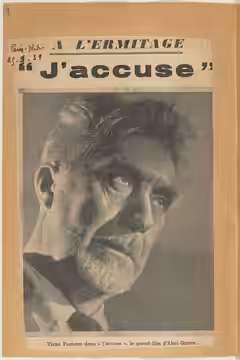 Sujet : J'accuse (film ; 1937) Contient : coupures de presse Langue : français (1938)