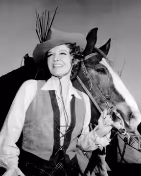 Photo of Ann Sheridan from the comedy series Pistols n Petticoats. The series ran for only about six months; Sheridan became seriously ill during its filming an