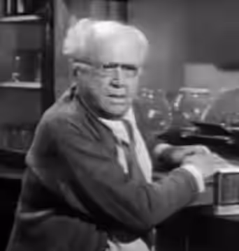 Ludwig Stössel in the TV series The Public Defender, episode Destiny (cropped screenshot) (1954)