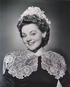 Jeanne Cagney in Yankee Doodle Dandy, 1942. Vintage 1942 8x10 photo by Schuyler Crail whose stamp is on the rear of the photo