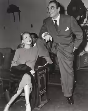 Dolores Moran &amp; Benedict Bogeaus (her husband) - publicity still