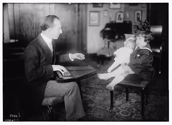 Title: Meader Abstract/medium: 1 negative : glass ; 5 x 7 in. or smaller. (1915)