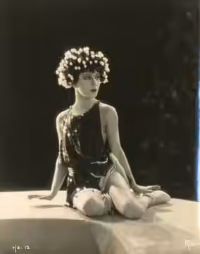 Alla Nazimova, silent film actress from the American film Salomé (1923). Subjects: actresses, motion pictures (1922)