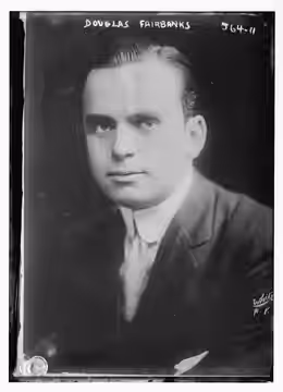 Title: Douglas Fairbanks / White Abstract/medium: 1 negative : glass ; 5 x 7 in. or smaller.