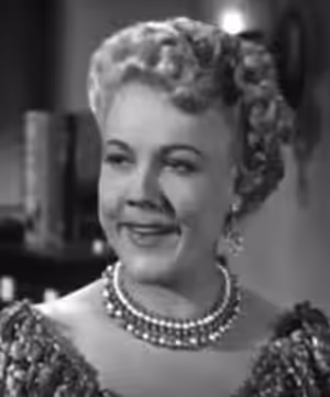 Claire Carleton in the TV series Stories of the Century, episode Ben Thompson (cropped screenshot) (1954)