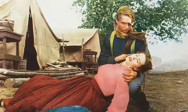 Photo from the film Rio Grande. Pictured is Maureen O’Hara.