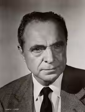 1947 publicity photo of Sam Levene in the role of Samuels, from Crossfire. (1940)