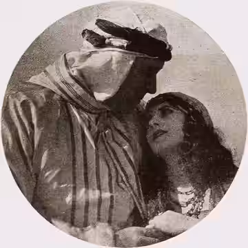 Still from the American drama film One Stolen Night (1923) with Alice Calhoun, on page 296 of the January 6, 1923 Exhibitor's Trade Review.