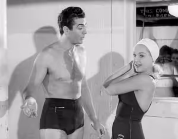 I Wake Up Screaming - Betty Grable and Victor Mature pool (2021)