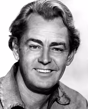 Publicity still of Alan Ladd. Source states that there was nothing on the reverse side.