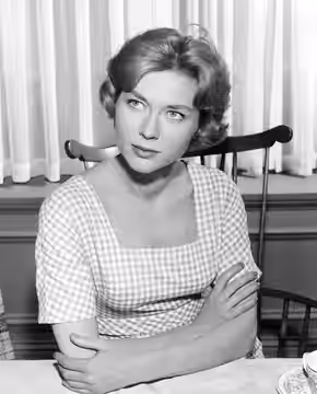 Photo of Gia Scala from an appearance on Alfred Hitchcock Presents. The presentation was "Mother, May I Go Out to Swim".