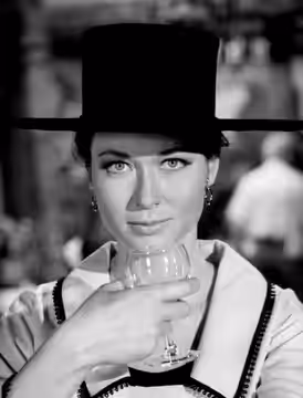 Photo of Gia Scala from an appearance on the television program Run For Your Life. (1967)