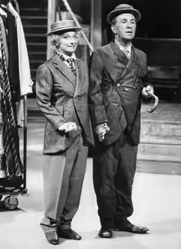 Dora Hall and Ben Blue performing in the 1972 TV special "Once Upon A Tour".