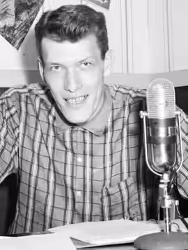 Ted Cassidy on air at WCOA Pensacola January 1959