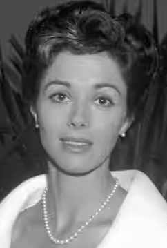 Dana Wynter at the Egyptian Theater in Los Angeles for the theatrical premiere of South Pacific. (1958)