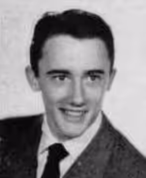 Robert Francis Vaughn senior portrait photo - 1950 North High School Yearbook