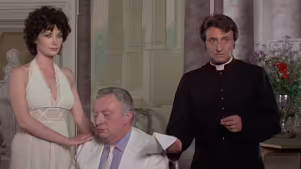 Screenshot dal film Il vizio di famiglia (1975) estratto personalmente