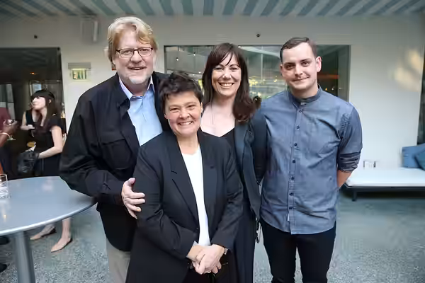 Don Petrie with Kathryn Emslie, Chief Programs Officer, CFC; Isabel Gomez-Moriana, Executive in Charge of Project Development, Marketplace &amp; Packaging, CFC  (2015)