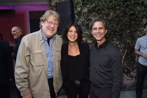 Donald Petrie, Anita Camarata and Michael Jewison. Photo: Jesse Grant. (2016)
