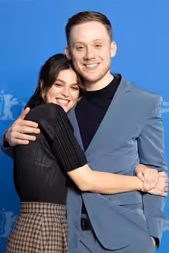 Callie Hernandez and Joe Cole (actor) presenting One of these Days at the Berlinale 2020