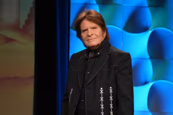 John Fogerty, musician, panel at SXSW 2025 in Austin, Texas. Keynote: John Fogerty and Tom Morello.