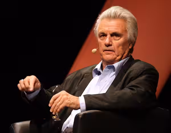 John Irving bei einer Lesung in Köln (2010)