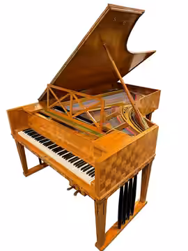 Ibach Art-Case piano from a sketch of Prof. Emanuel von Seidl for composer Richard Strauss. The pianofactory Ibach made two of this grand pianos, of witch Richa (2021)
