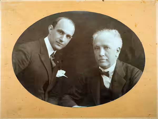 George Georgescu with Richard Strauss, Bucharest, 1921 (2025)