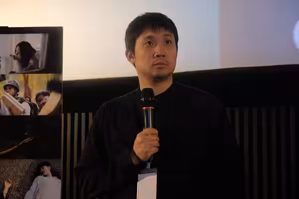Ryusuke Hamaguchi at HKAFF2018 for Asako I&amp;II.