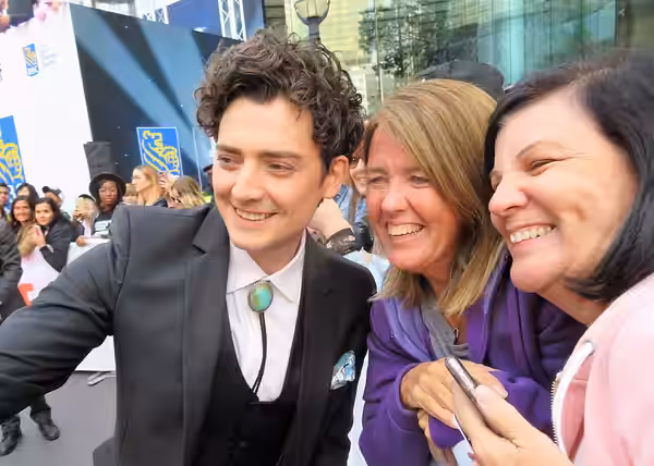 Aneurin Barnard at the premiere of Goldfinch, 2019 Toronto Film Festival
