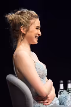 Sophie Kauer presenting the movie Tár at Berlinale Talents, HAU 1| during the Berlinale 2023