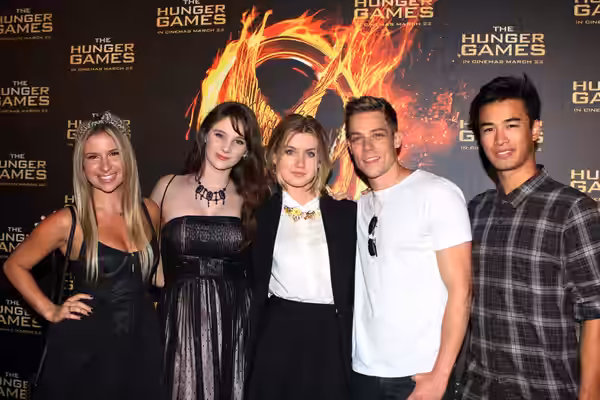 Celebrities at The Hunger Games Sydney Premiere And Review, Sydney Australia. (2012)