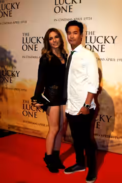 Jacinta Gulisano with Jordan Rodrigues at The Lucky One World Premiere at Bondi Juction, Sydney, Australia (2012)
