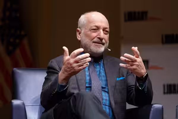 "Find Me" author André Aciman speaks about his work during the "National Book Festival Presents" series, November 13, 2019. Photo by Shawn Miller/Library of Con