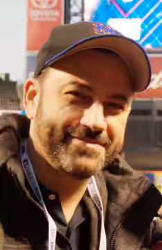 Jimmy Kimmel and Cousin Sal at Citi Field for NLCS Game 2 between the Cubs and Mets. (2015)
