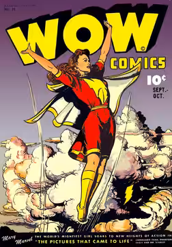Cover scan of Wow Comics #38.