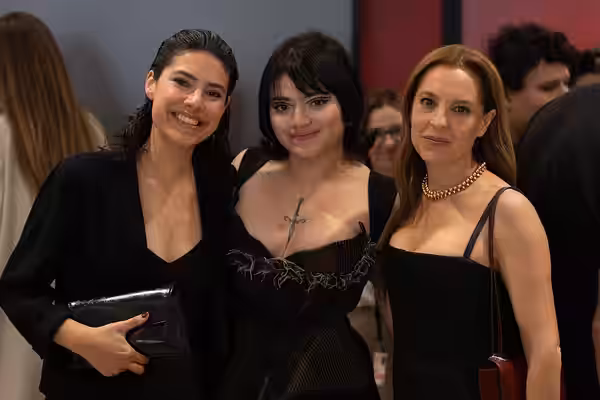 Daniela Marín Navarro, Mariangel Villegas, Marina de Tavira at 2026 Cannes Film Festival, at the world premiere of Forever Your Maternal Animal