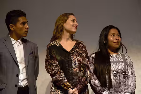 Jueves 13 de diciembre de 2018. En el Teatro de la Ciudad Esperanza Iris, se proyectó la película Roma, del director Alfonso Cuarón, que contó con la presencia 