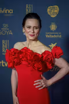 Aitana Sánchez-Gijón en la alfombra roja de los Premios Goya 2024 celebrados en Valladolid