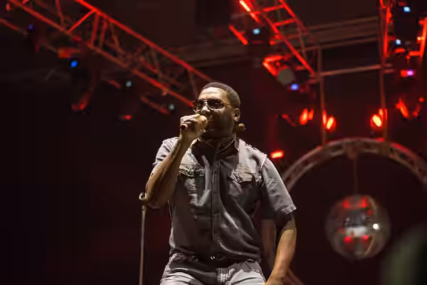 Big Daddy Kane performing at the Hip-Hop Kemp in Hradec Kralove in 2013.